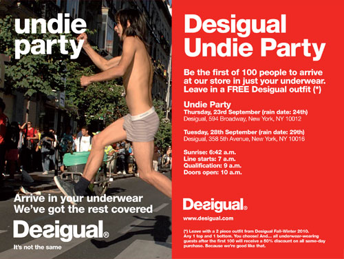 Desigual "Undie Party"