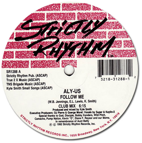 Aly-Us "Follow Me" vinyl