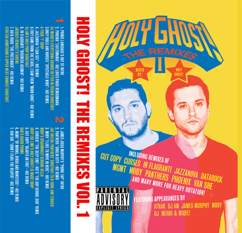 Holy Ghost! The Remixes Volume 1 Mix Tape Track List and Cover Art