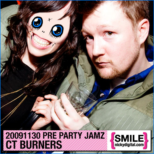 CT Burners DJs Party Jamz Mix Tape - Illustration by Michael Shantz