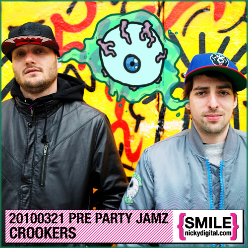 Crookers Pre Party Jamz Mix Tape - Illustration by Michael Shantz