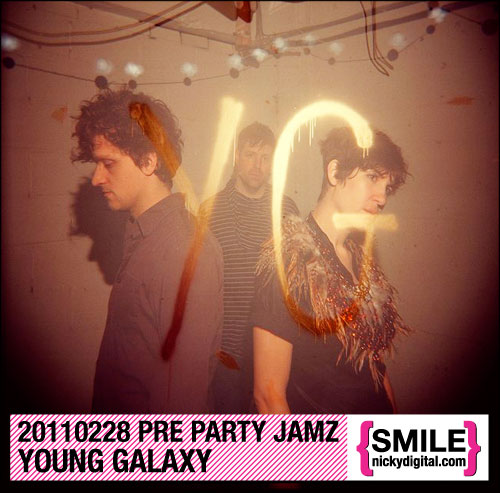 Pre Party Jamz: Young Galaxy