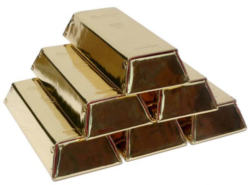 Matt Benson Gold Bar Clutch