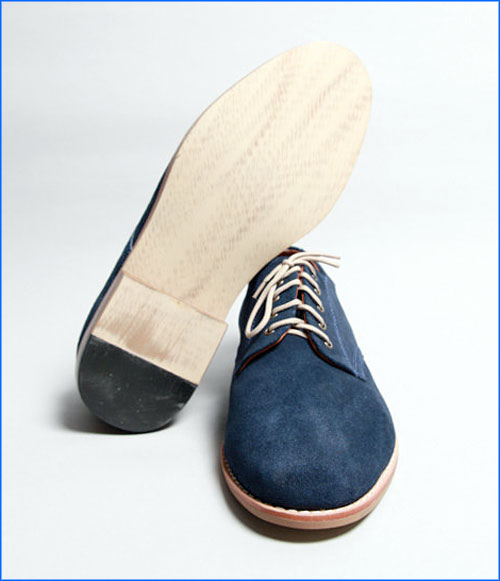Old Gold Boutique's Henry Navy Suede Shoe