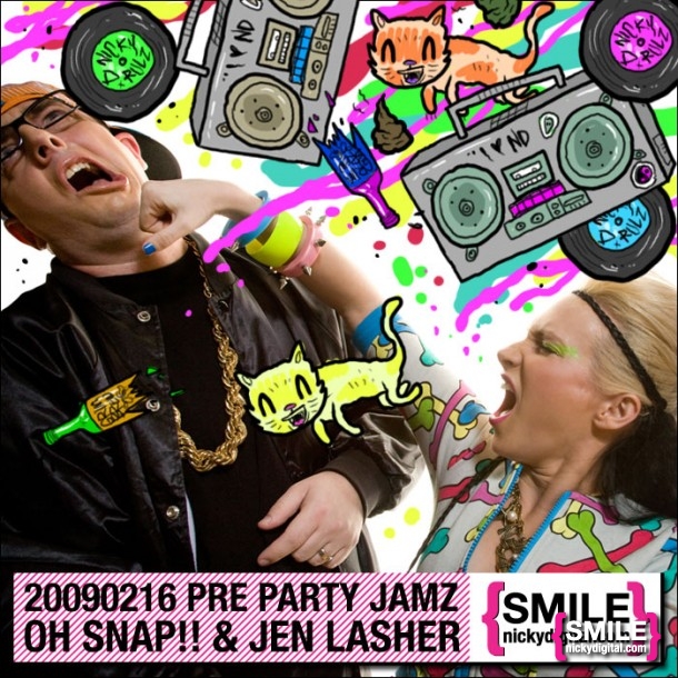 Pre Party Jamz Volume 31: OH SNAP!! & Jen Lasher