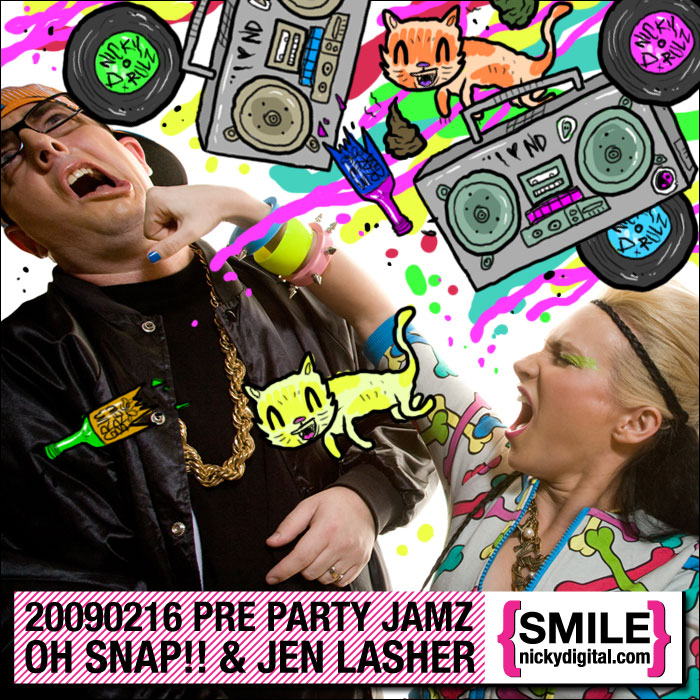 Pre Party Jamz Volume 31: OH SNAP!! & Jen Lasher