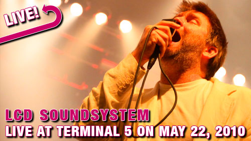 James Murphy of LCD Soundsystem LIVE at Terminal 5 on May 22, 2010