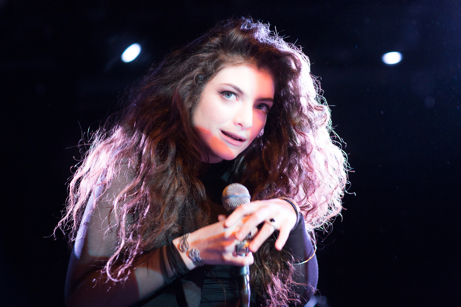 LORDE US Debut Performance at Le Poisson Rouge on August 6, 2013