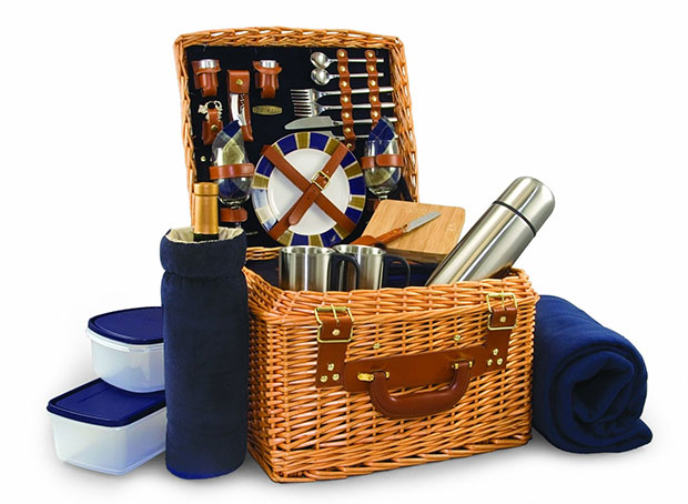 Picnic-Time-Canterbury-English-Style-Picnic-Basket-with-Deluxe-Service-for-Two