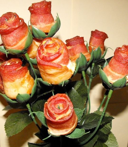 smell the bacon roses