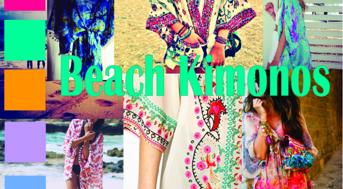 STYLE: Bohemian Beach Kimono Trend