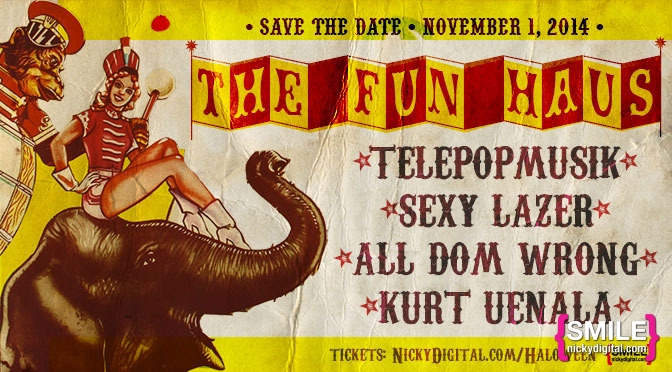 UPCOMING: The Fun Haüs Halloween Hangover Party at Jeromes on November 1, 2014!