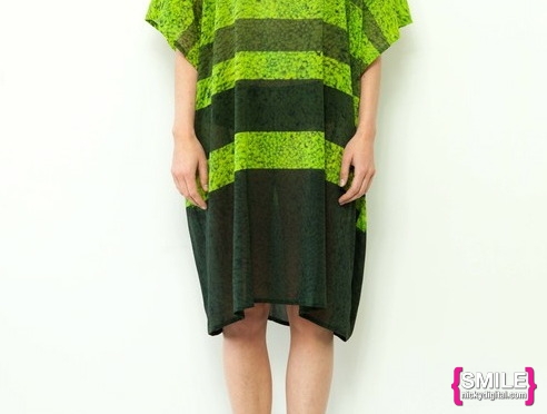 STYLE: Get Green With This Tunic Dress by Helicopter