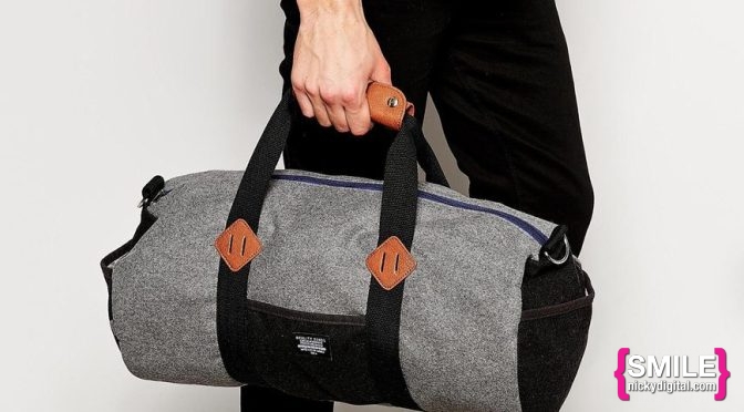 STYLE: Woolen Barrel Travel Bag by ASOS