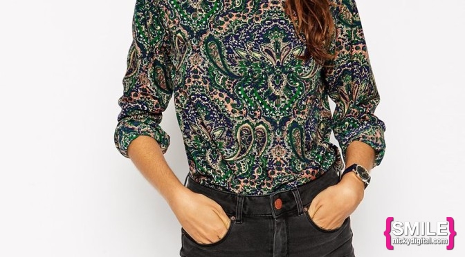 STYLE: After Work Wednesdays Vintage Paisley Blouse by ASOS