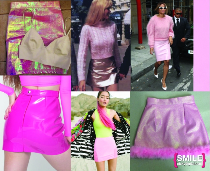 90s sale skirt pink