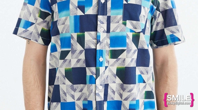 STYLE: All Over Patterned Button Down Shirt by Oxford Lads
