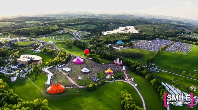 Aerial view of Mysteryland USA | Photo Credit: Joey Timmer