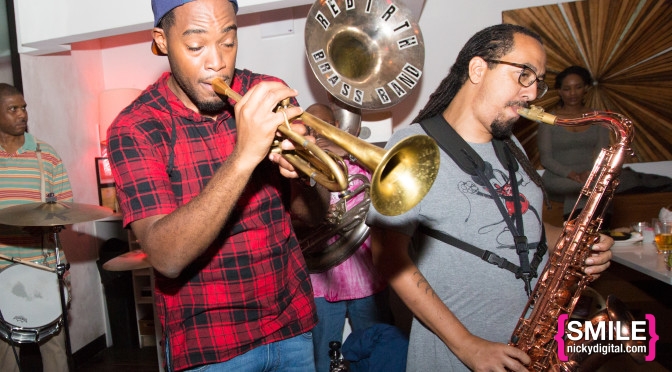 Rebirth Brass Band LIVE at Freehold Brooklyn on October 1, 2015