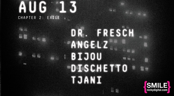 GOTHAM Presents Dr. Fresch, Angelz & Bijou on August 13, 2016! RSVP for FREE ENTRY!