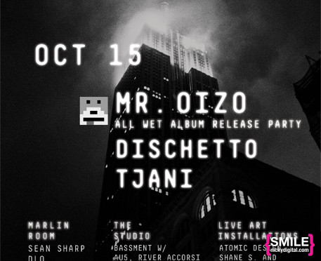 GOTHAM Presents Mr. Oizo on October 15, 2016! RSVP for $5 ENTRY!